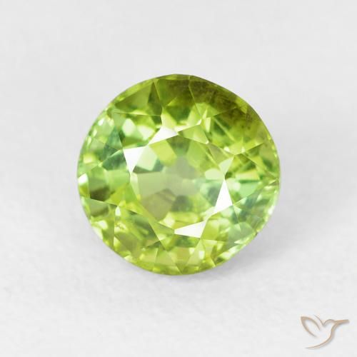 1.38ct Naturel Vert vif et léger Tourmaline, Tour, VS