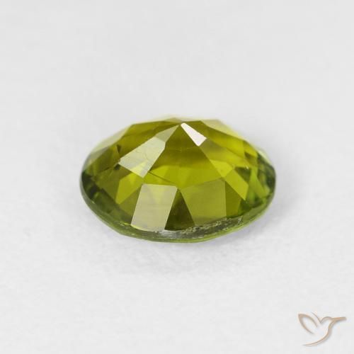 Tourmaline Vert éclatant naturelle ovale, 1.44 ct, VS