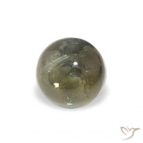 Tourmaline Vert jaunâtre naturelle Tour, 1.11 ct, Transparent