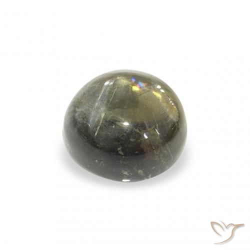 Tourmaline Vert jaunâtre naturelle Tour, 1.11 ct, Transparent