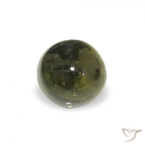 0.54ct Naturel Vert foncé Tourmaline, Tour, Transparent