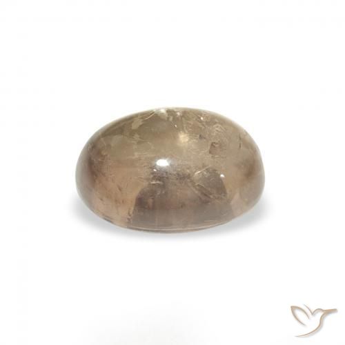 Tourmaline Brun orangé naturelle ovale, 1.64 ct, Transparent