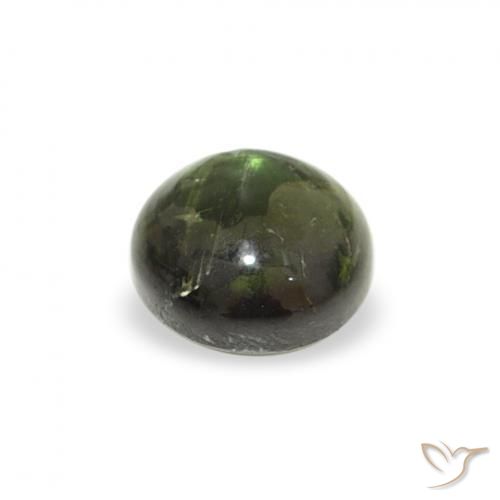 Tourmaline Vert terreux naturelle Tour, 0.55 ct, Transparent