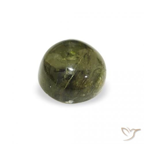 Tourmaline Vert chaud naturelle Tour, 0.75 ct, Transparent