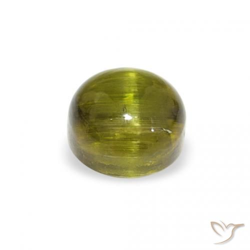 Tourmaline Vert jaunâtre naturelle Tour, 0.84 ct, Transparent