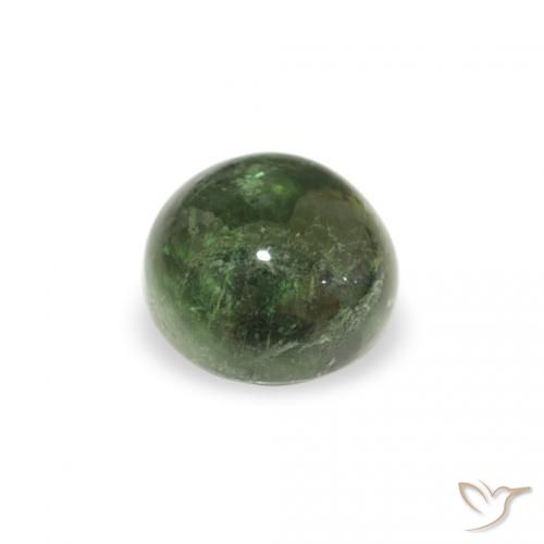 Tourmaline Vert terreux naturelle Tour, 0.66 ct, Transparent