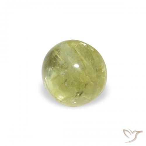 Tourmaline Vert jaunâtre naturelle Tour, 0.59 ct, Transparent