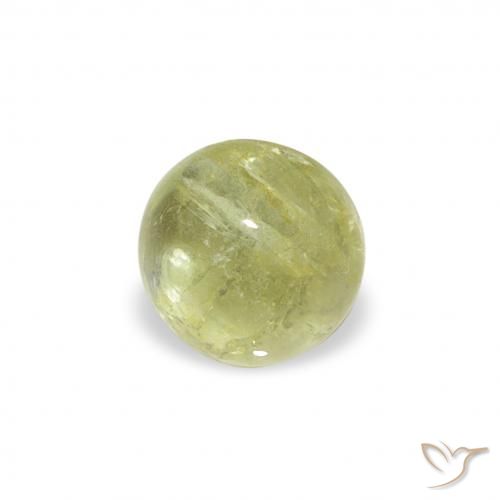 Tourmaline Vert jaunâtre naturelle Tour, 0.59 ct, Transparent