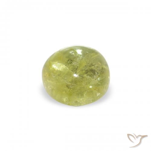 Tourmaline Vert jaunâtre naturelle Tour, 0.59 ct, Transparent