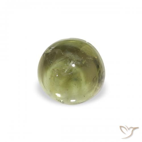 Tourmaline Vert jaunâtre naturelle Tour, 0.71 ct, Transparent