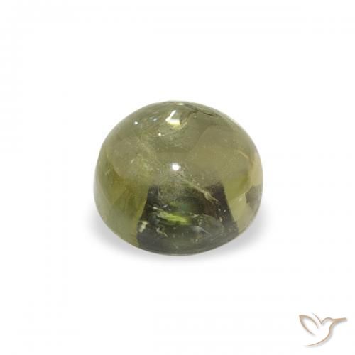 Tourmaline Vert jaunâtre naturelle Tour, 0.71 ct, Transparent