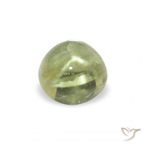 Tourmaline Vert jaunâtre naturelle Tour, 0.64 ct, Transparent