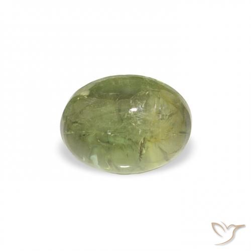 0.84ct Naturel Vert terreux Tourmaline, ovale, Transparent