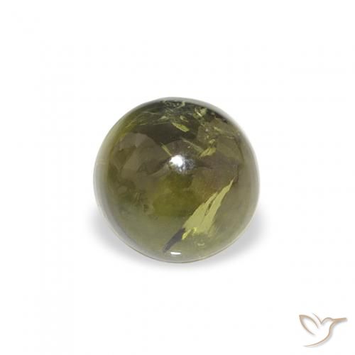 Tourmaline Vert terreux naturelle Tour, 0.61 ct, Transparent