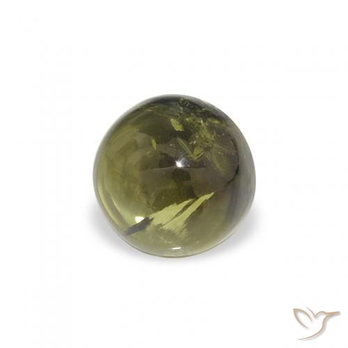 Tourmaline Vert terreux naturelle Tour, 0.61 ct, Transparent