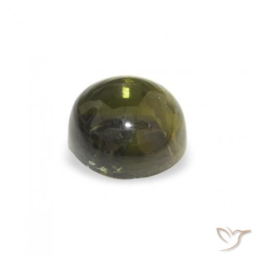 Tourmaline Vert terreux naturelle Tour, 0.61 ct, Transparent