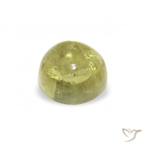 Tourmaline Vert chaud et terreux naturelle Tour, 0.72 ct, Transparent