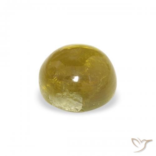 Tourmaline Doré jaunâtre naturelle Tour, 0.69 ct, Transparent