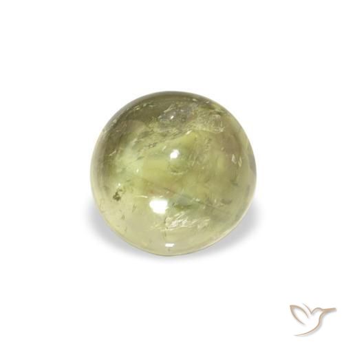Tourmaline Vert chaud et terreux naturelle Tour, 1.35 ct, Transparent