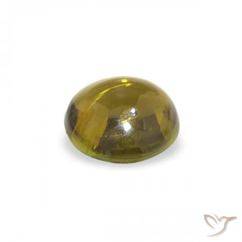 Tourmaline Vert terreux naturelle Tour, 0.37 ct, Transparent