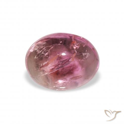 1.21ct Naturel Magenta profond Tourmaline, ovale, Transparent