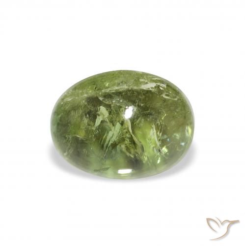 1.76ct Naturel Vert chaud Tourmaline, ovale, Transparent