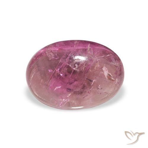 1.05ct Naturel Rose moyen Tourmaline, ovale, Transparent