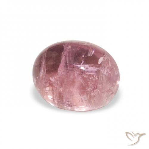 Tourmaline Rose clair naturelle ovale, 1.35 ct, Transparent