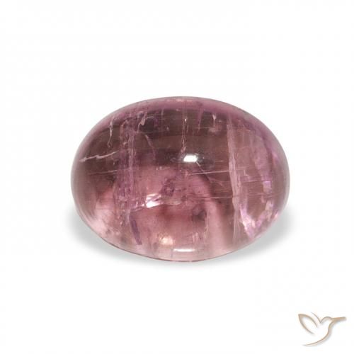 1.13ct Naturel Rose vif Tourmaline, ovale, Transparent