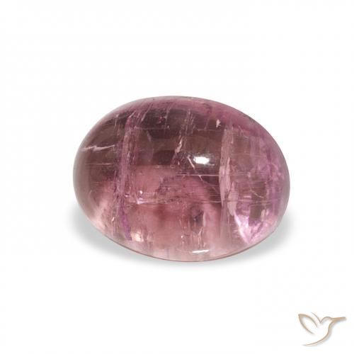 Tourmaline Rose vif naturelle ovale, 1.13 ct, Transparent
