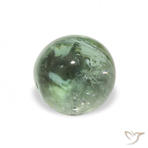1.01ct Naturel Vert forêt pâle Tourmaline, Tour, Transparent