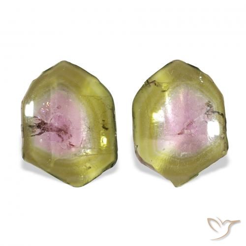 Shop natural 3.73ct Pastèque Tourmaline gems, Fantaisie, from Mozambique at GemSelect. In stock, global shipping!