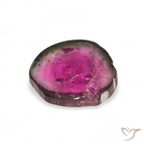 Tourmaline Pastèque naturelle Forme fantaisie, 2.53 ct, Transparent