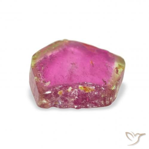 Tourmaline Pastèque naturelle Forme fantaisie, 3.58 ct, Transparent