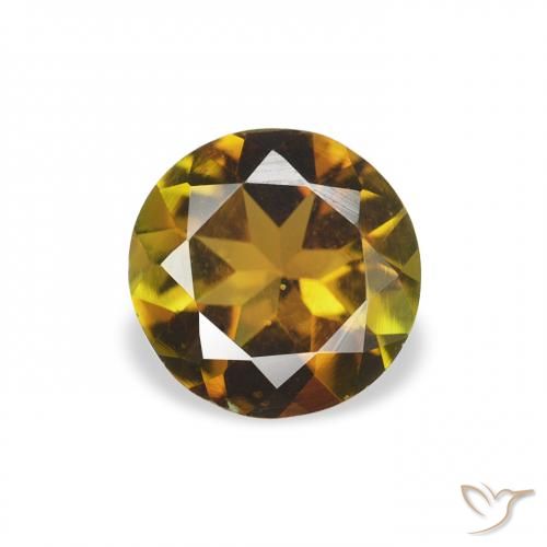 0.60ct Naturel Doré terreux Tourmaline, Tour, VS