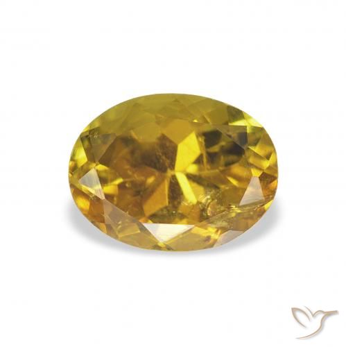 Tourmaline Or moyen naturelle ovale, 1.44 ct, VS