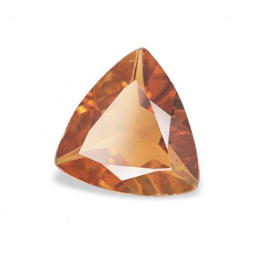 Tourmaline Orange moyen naturelle Trillion, 0.68 ct, VS