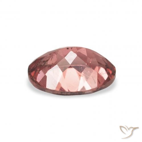 Tourmaline Rouge cramoisi naturelle ovale, 1.35 ct, VS
