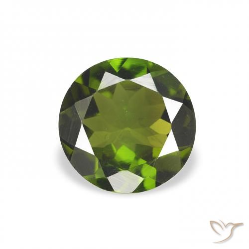 Tourmaline Forêt verte naturelle Tour, 0.64 ct, VVS