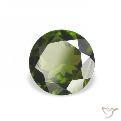 Tourmaline Forêt verte naturelle Tour, 0.64 ct, VVS