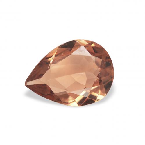 Tourmaline Brique rouge naturelle En forme de poire, 0.78 ct, VVS