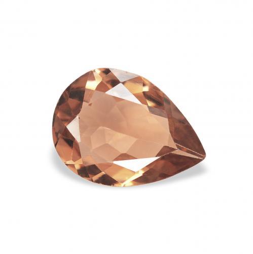 Tourmaline Brique rouge naturelle En forme de poire, 0.78 ct, VVS