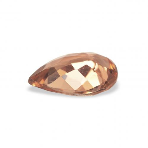Tourmaline Brique rouge naturelle En forme de poire, 0.78 ct, VVS