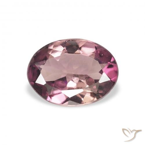 Tourmaline Medium Dark-Purple naturelle ovale, 0.85 ct, VVS
