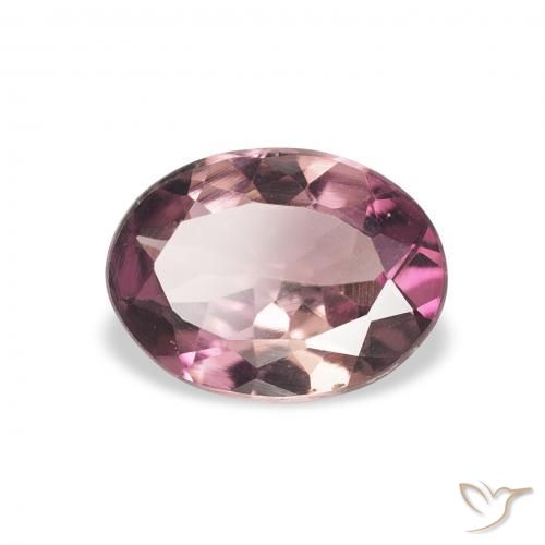 Tourmaline Medium Dark-Purple naturelle ovale, 0.85 ct, VVS