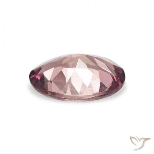Tourmaline Medium Dark-Purple naturelle ovale, 0.85 ct, VVS
