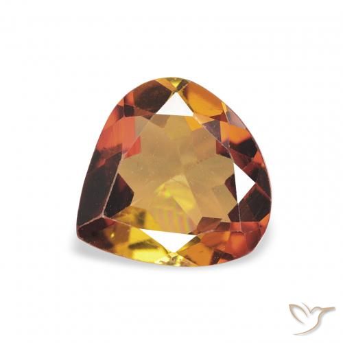 1.00ct Naturel Marron chaud Tourmaline, En forme de poire, VVS-VS