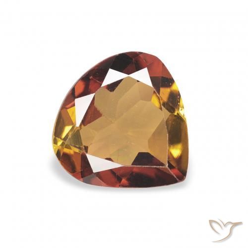 Tourmaline Marron chaud naturelle En forme de poire, 1.00 ct, VVS-VS