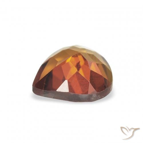 Tourmaline Marron chaud naturelle En forme de poire, 1.00 ct, VVS-VS