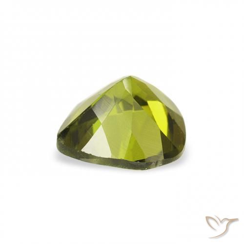 Tourmaline Vert foncé naturelle En forme de poire, 0.66 ct, VVS-VS